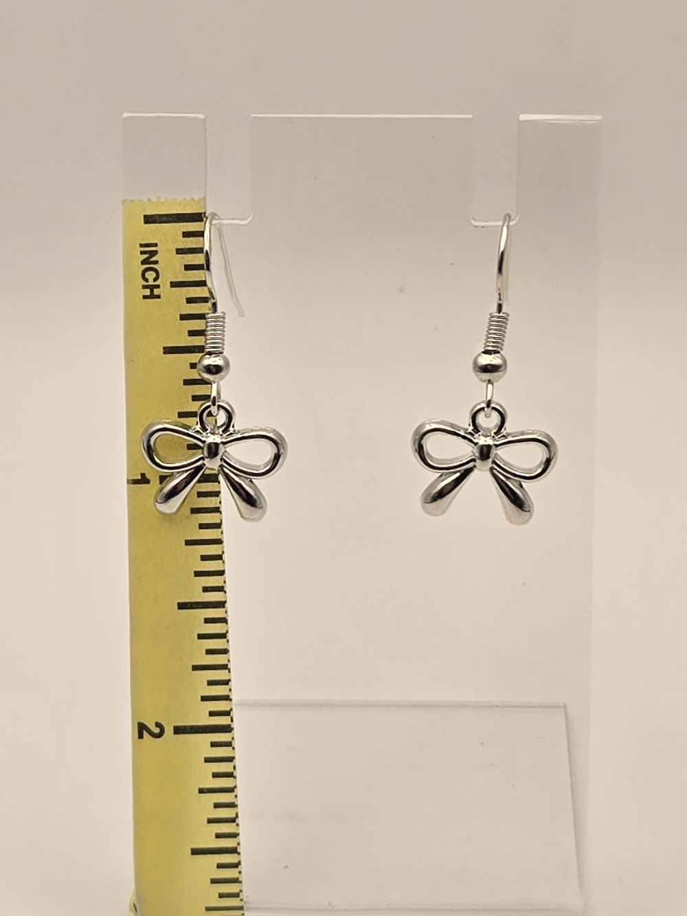 Bow Charm Drop Earrings for Women